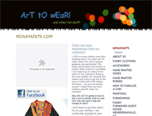 Tablet Screenshot of monapaints.com